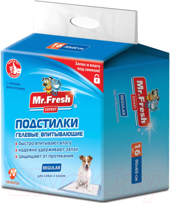Одноразовая пеленка для животных Mr.Fresh Expert Regular / F503 (16шт)