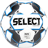 Футбольный мяч Select Contra IMS / 812310-102 (размер 5, белый/черный/синий) - 