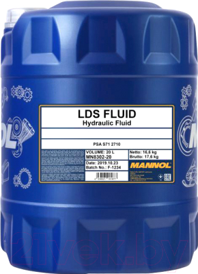 Жидкость гидравлическая Mannol LDS Fluid / MN8302-20 (20л)