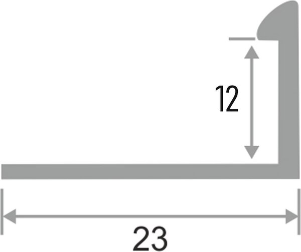 Уголок под плитку Profiling ПО-Г12 (2.7м, шампань)
