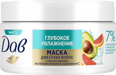 Маска для волос Dove Глубокое увлажнение (300мл) -