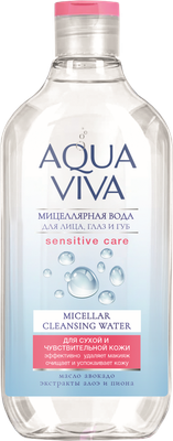Мицеллярная вода Romax Agua Viva для сухой и чувствительной кожи (300мл) - 