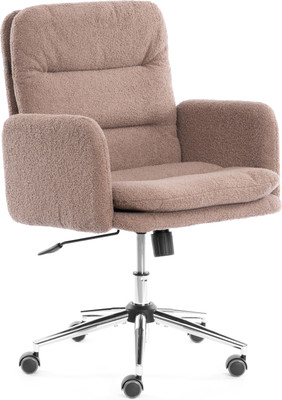 Кресло офисное Tetchair Dover (хром/букле/коричневый) - 