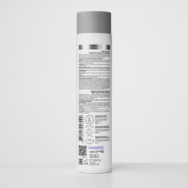 Шампунь для волос Tashe Professional Бессульфатный Water balance (300мл)