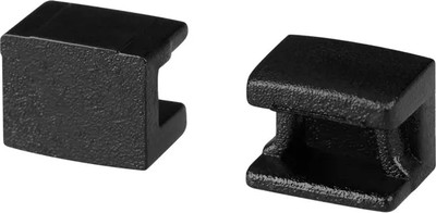 

Заглушка для профиля, PLINTUS-FANTOM-BENT BLACK глухая / 043662