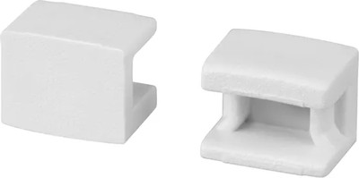 Заглушка для профиля Arlight PLINTUS-FANTOM-BENT WHITE глухая / 043664 - 