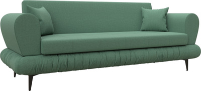 Диван Лига Диванов Лига-045 книжка / 122341 (рогожка амур зеленый) - 