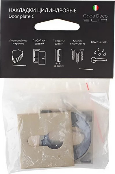Накладка на цилиндр Code Deco Slim DP-C-30-GML