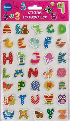 Набор наклеек Centrum 3D EVA Алфавит / 86690 - 