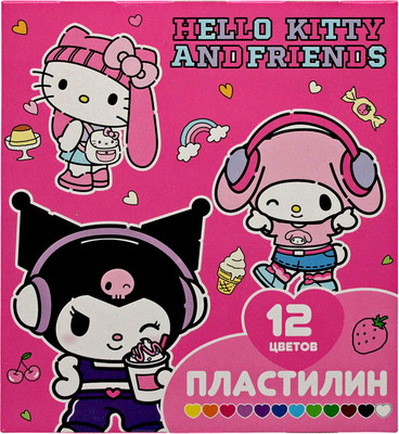 Пластилин Centrum Куроми / 77341 (12цв) -