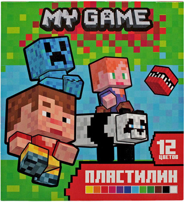Пластилин Centrum My Game / 77342 (12цв) - 