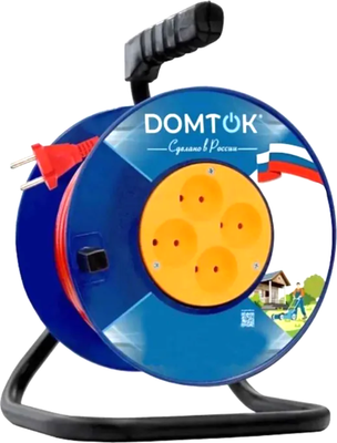 Удлинитель на катушке Domtok U2440 (50м) - 