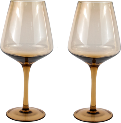 Набор бокалов Mandarin Decor Гармония / DS27G4041-2A (2шт, янтарный) - 