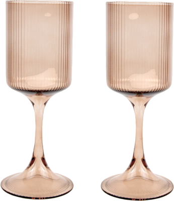 Набор бокалов Mandarin Decor Грация / DS27G0403-2B (2шт, бежевый) - 