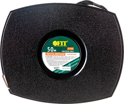 Рулетка FIT 17750 (50м, черный) -