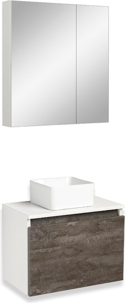 Купить Тумба с умывальником Runo Бари 50 + Duo 38x24 в Солигорске
