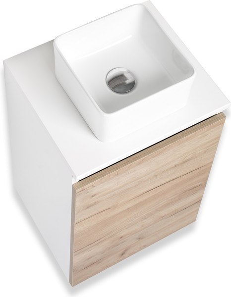 Купить Тумба с умывальником Runo Бари 40 + Duo 38x24 в Солигорске