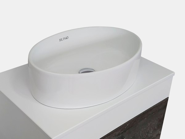 Купить Тумба с умывальником Runo Бари 60 + Ovale 50 в Солигорске