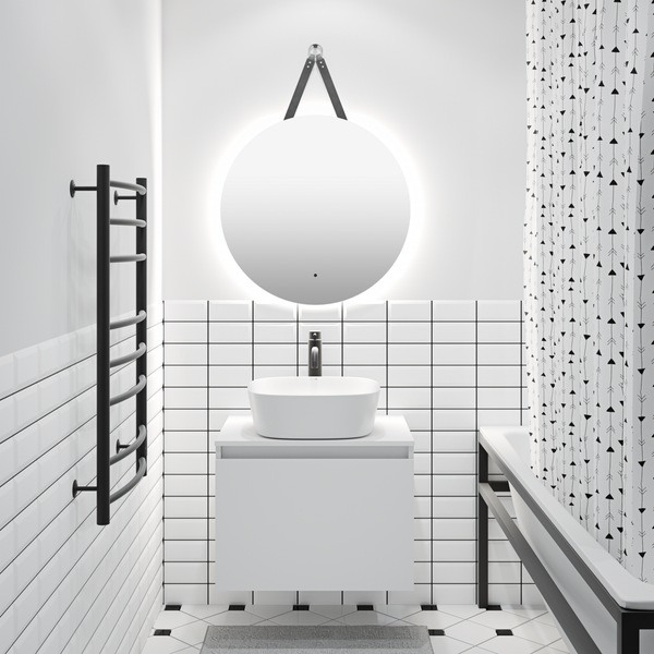 Купить Тумба с умывальником Runo Бари 60 + Ovale 50 в Солигорске