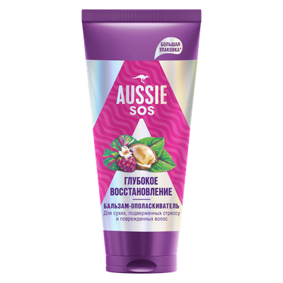 Бальзам для волос Aussie SOS Глубокое восстановление (350мл) -