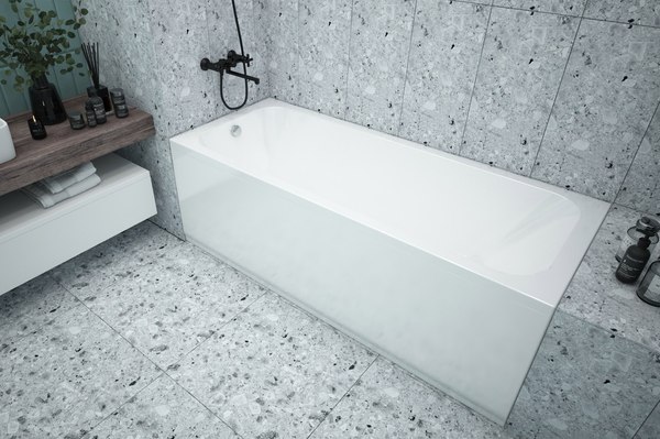 Купить Ванна акриловая МетаКам Strict 180x70  
