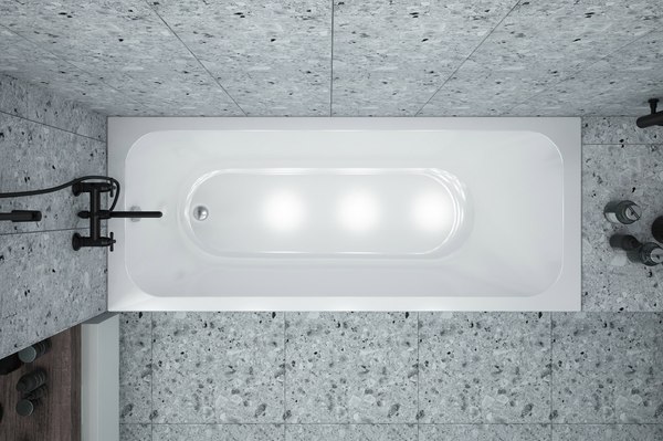 Купить Ванна акриловая МетаКам Strict 180x70  