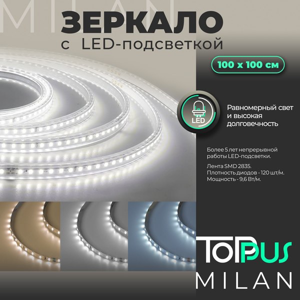 Купить Зеркало Toppus Milan D100 / 2911.030 в Бобруйске