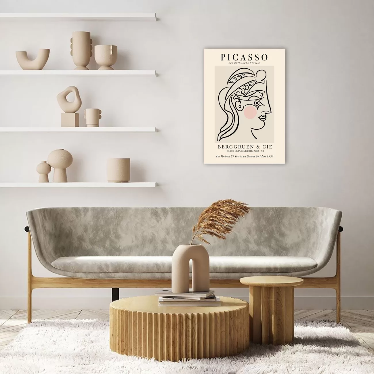 Картина Stamprint Девушка Пикассо / АТ055 (85х60см) — фото 3