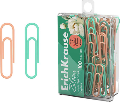 Скрепки Erich Krause Pastel Bloom / 62051 - 