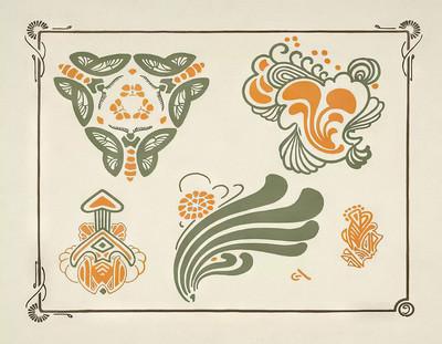 Картина Stamprint Ар-нуво Ориоль / АТ052 (35х45см) -