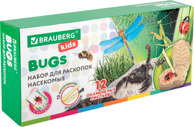 Набор для опытов Brauberg Kids. Раскопки. Насекомые / 665127 -