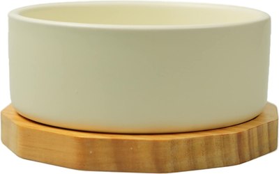 Миска для животных Mr. Kranch Bamboo / MKR542847 (белый) - 