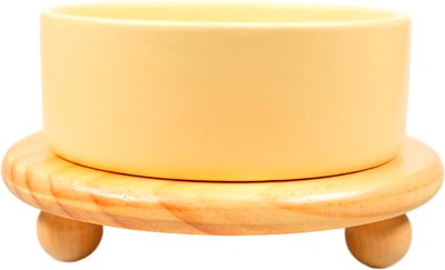 Миска для животных Mr. Kranch Bamboo / MKR543684 (желтый) - 