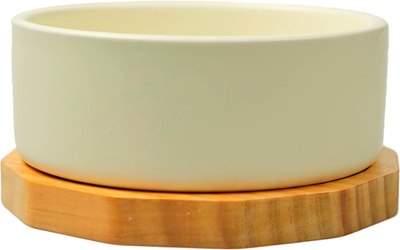 Миска для животных Mr. Kranch Bamboo / MKR542939 (белый) - 
