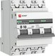 Выключатель автоматический EKF 3P 10А (В) 4.5kA ВА 47-63 / mcb4763-3-10B-pro - 