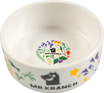 Миска для животных Mr. Kranch Цветы Прованса / MKR544452 (васильковый) - 