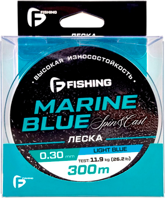 

Леска монофильная, Marine Blue Spin 300м 0.30мм / FMBS3-030