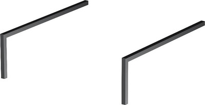 

Комплект опор мебельных, Ножки для тумбы Sense M7BLEGSF0150BM