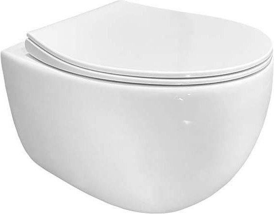 Унитаз подвесной Roxen EGG 530170-01 Rimless Soft Close NC
