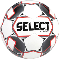 Футбольный мяч Select Contra / 812310-103 (размер 4, белый/черный/красный) - 