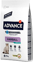 Сухой корм для кошек Advance Sterilized Hairball (10кг) - 