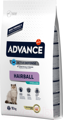 Сухой корм для кошек Advance Sterilized Hairball (10кг)