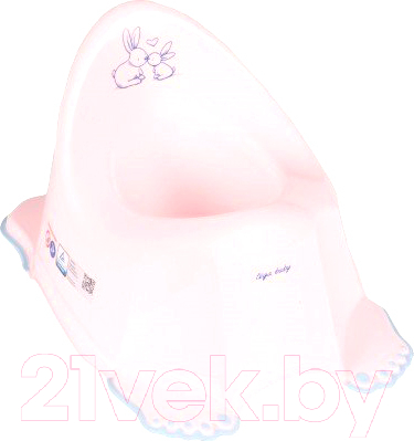 Детский горшок Tega Кролики / KR-001-104 (розовый)