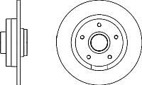 Тормозной диск Bosch 0986479682 - 