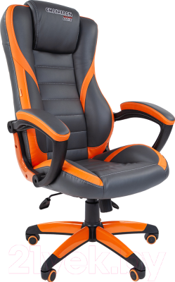 Кресло геймерское Chairman Game 22 (серый/оранжевый)