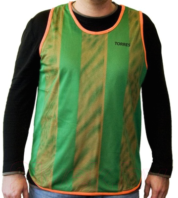 Манишка футбольная Torres TR11045O/G (р-р 48-50, оранжевый/зеленый)