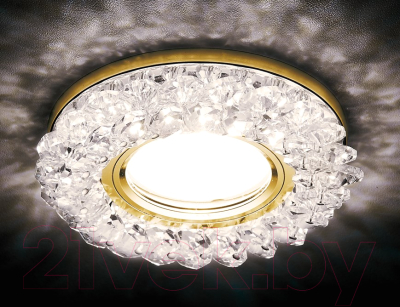 Изображение товара Точечный светильник Ambrella S701 CL/GD/WH