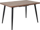 Обеденный стол Мамадома Borg Radial-120 раздвижной 120-160x80 (дуб веллингтон/черный) -