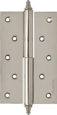 Комплект петель дверных Нора-М 610-5 125x75x2.5 CР (левая, хром покр.) -