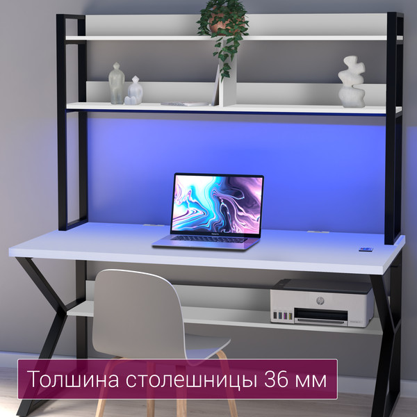 Купить Письменный стол Millwood Кембридж 1600х800 / 51664_b__ch в Борисове